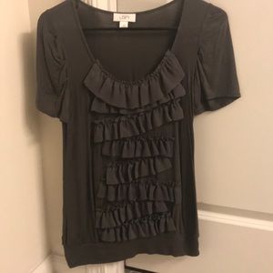 Loft ruffle tee